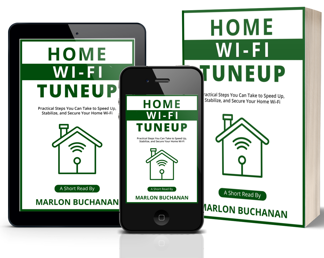 Home Wi-Fi Tuneup 3D Cover Mockup