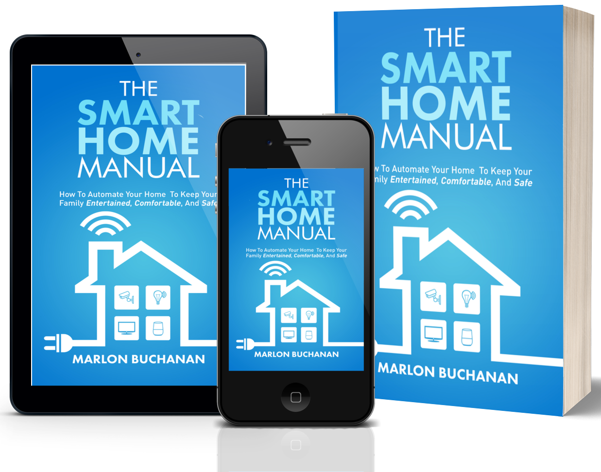 The Smart Home Manual 3D Cover Mockup